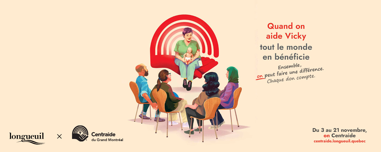 Quand on aide Vicky, tout le monde en bénéficie.